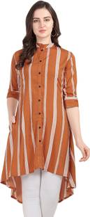 Serein Casual Striped Women Multicolor Top