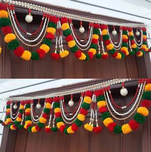 SATVIK CREATIONS Authentic Handcrafted Toran: Celebrating India's Artistic Heritage Toran