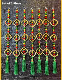 Sazavat store 2Piece_Square_Moti_Tassel Toran