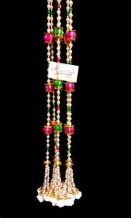Ananyo Srijon Handmade artificial flower & Moti Mala/ Garland / Lari/ Door Latkhan Artificial Beads, Artificial flower Garland