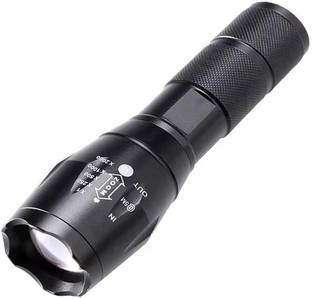 GLOWISH LONG RANGE RECHARGEABLE BRIGHT LED ZOOM FLASHLIGHT WITH FOCUS AND ZOOM Torch