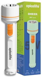 SPICELITE Dheer Torch-Heavy Duty Rechargeable Flashlight | Long Battery Life Torch Torch