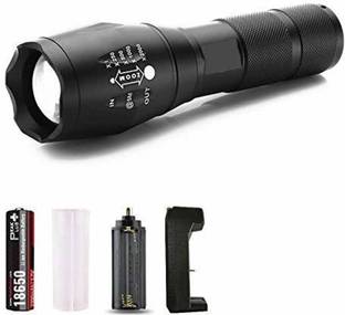 CH3KM8 XML-T6 Pocket LED Torch Flashlight Water Resistance 5 Modes Adjustable Focus Torch