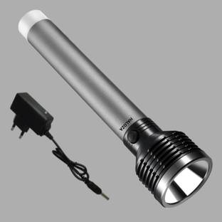 HALOZA Long Range Led 2 in 1 Long Distance Torch Up to 1 Km high power & Back Light Torch