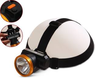 Robustt LED Head Light Waterproof Adjustable Head Lamp 75 watt Pack of 1 Torch