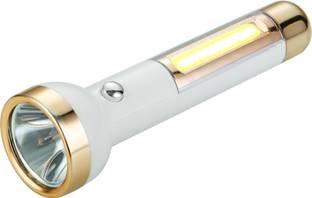 MZ M1703 (RECHARGEABLE LED TORCH) 100W Laser + 50W COB, 1800mAh Battery Torch