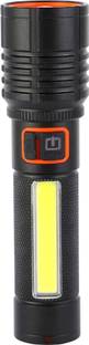 MZ 035C (ZOOMABLE LED METAL )5 Modes Flashlight, Super Bright Cree with COB Torch