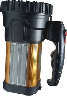 MNT Sales 350 W Jumbo Torch With 3 Km Long Range ,5 Modes & 300 W Dual Tube As Side Light Torch