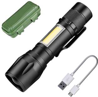 SDMS 500 Meter Range Waterproof LED 25W Torch Rechargeable 3 Mode 500 mAh Torch