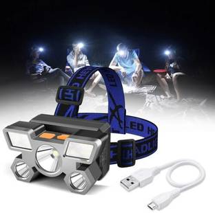ECOSKY 4 Mode COB+LED Headlamp Headlight Torch Flashlight Work Light Torch