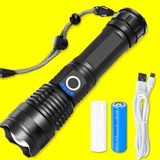 Sagaft X465 Powerful Torch-Ultra-Bright Rechargeable Torch for Outdoor & Emergency Use Torch