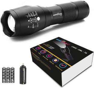 amiciVision Flashlight LED Tactical Best T6 G700 Water Resistance 5 Modes Adjustable Focus Torch