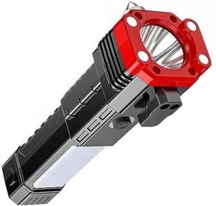 NKL 4Modes LED Torch+Hammer+Seat Belt Cutter+Power Bank 157 Torch