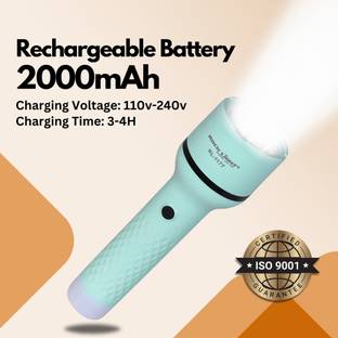 Dazzel Flex Portable Rechargeable Torch Emergency Light With 4 Mode Light Type C Fast Charge Torch