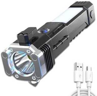 ASHIRWAD 3W TORCH MULTI-FUNCTION CAR SAFETY HAMMER, EMERGENCY LIGHT TORCH Torch