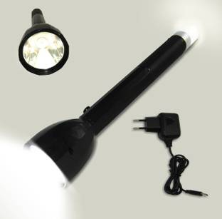 Waken LED Torch Rechargeable 9050 High Low Blinking and cob Light Torch