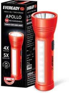 EVEREADY Apollo DL 20 1W LED Torch with Side Light Torch
