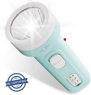 Pick Ur Needs ABS Plastic Rechargeable Mini Torch/Emergency Light Torch