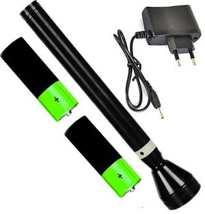 GALLAXY High Power Rechargeable 3 Mode Waterproof Torchlight 15W Flashlight Torch 5 hrs Torch Emergency Light