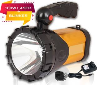 FIRSTLIKE 100W Rechargeable Waterproof Bright Laser Long Range Distance Search Light Torch