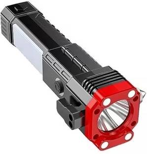 NKPR 4Modes LED Torch+Hammer+Seat Belt Cutter+Power Bank 152 Torch