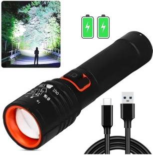 Wifton METAL TORCH Rechargeable Light-Zoom Charging Led Water Proof LED_T209 Torch