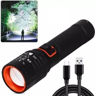 Aubade 035 (ZOOMABLE METAL TORCH)5 Modes Flashlight, Super Bright Cree T6 LED Light Torch