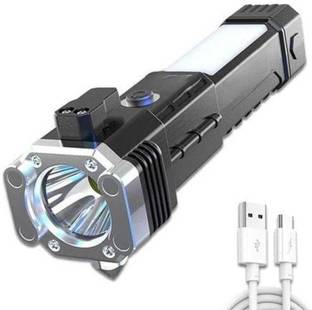 Sebon LED Flashlight with Magnets, hammer with 4 in 1 option - M6 Torch
