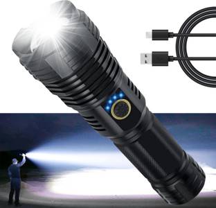 Zeno volt HP376 Rechargeable Tactical Flashlight, 9000Lumen Brightest High Lumens Torch