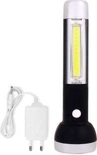 STARDEEP SD-1703 Rechargeable LED Flashlight Lithium-ion Battery with Side COB 4 MODES Torch