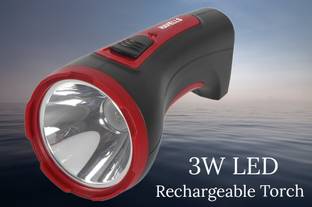 HAVELLS Ranger 30 Rechargable 3W LED Torch Upto 4 hrs Battery Backup (Plastic) Torch