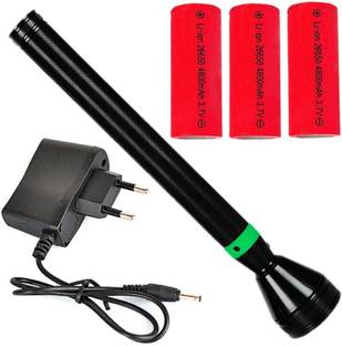 RP Small Sun Rechargeable Ultra Bright LED Flashlight 1000 m Range Emergency Torch Torch