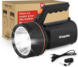 KINGSLITE Long Range Search Light 120W | 4 Mode | 2000mAh Battery Torch
