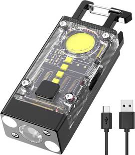 TECHGEAR ™S030 Mini Keychain Light Portable EDC LED Super Bright 500mAh IPX4 Waterproof Torch