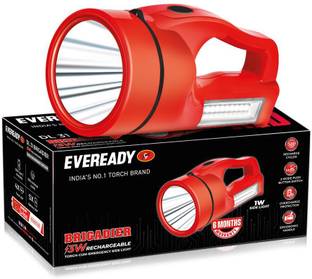 EVEREADY Brigadier DL 31 Large Handheld Torch with Sidelight Torch