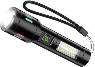 Oximus Waterproof LED Flashlight Long Press for Blinker Function | Portable and Durable Torch