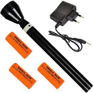 SMALL-SUN Industrial Security Rechargeable LED Waterproof Flash Light High Power Torch Torch
