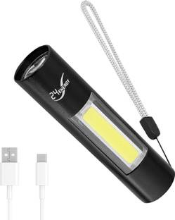 24 ENERGY Mini LED METAL SOS Function, 25W Laser COB Torch