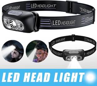 GLOWISH MINI AND PORTABLE POWERFUL LED SENSOR WAVE ON/OFF BRIGHT ELASTIC STRAP HEAD LAMP Torch