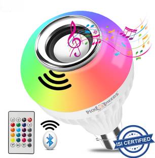 Pick Ur Needs Bluetooth Music LED Light Bulb Colourful Built-in Audio Speaker Music Player Torch