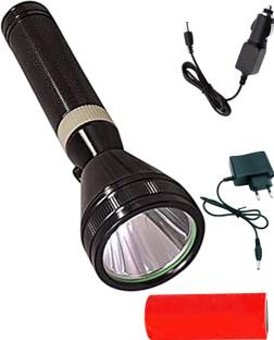 Kindw Rechargeable Aluminum Alloy Body 5 Lighting Modes Strong Light for Self-Defense Torch