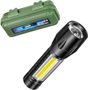 MOOZMOB Mini Torchlight Flashlight Torch Battery Rechargeable Torch for Home Torch