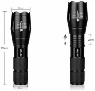Crasts 5 Modes Flashlight LED T6 Super Bright Cree t6 light with battery Torch Torch