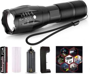 Faux Rabit 5 Modes Portable Bright Waterproof Zoomable Long Range Flashlight Swat Led light Torch