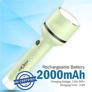 Pick Ur Needs Rechargeable Torch Emergency Light With 4 Mode Light Type C Fast Charging Torch