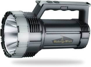 Make Ur Wish Long Range Emergency Search Torch Light 9000mAh Lithium Battery WIth PowerFull Backup Torch