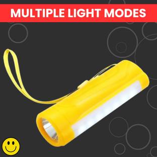 SACRO Mini Portable LED Torch, Rechargeable Light with COBB Light & LED FlashlightX278 Torch