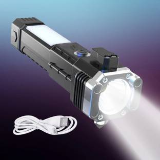 Sebon LED Flashlight with Magnets, hammer with 4 in 1 option - M3 Torch