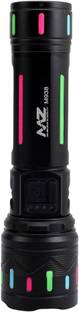 MZ M938 (RECHARGEABLE LED METAL TORCH) 150W Zoomable, 5 Modes Flashlight, 3000mAh Torch
