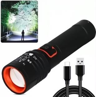 BloomiFy Desk Lamp Light with Gift Box Focus Zoom Torch Light with 3 Modes A21 Torch